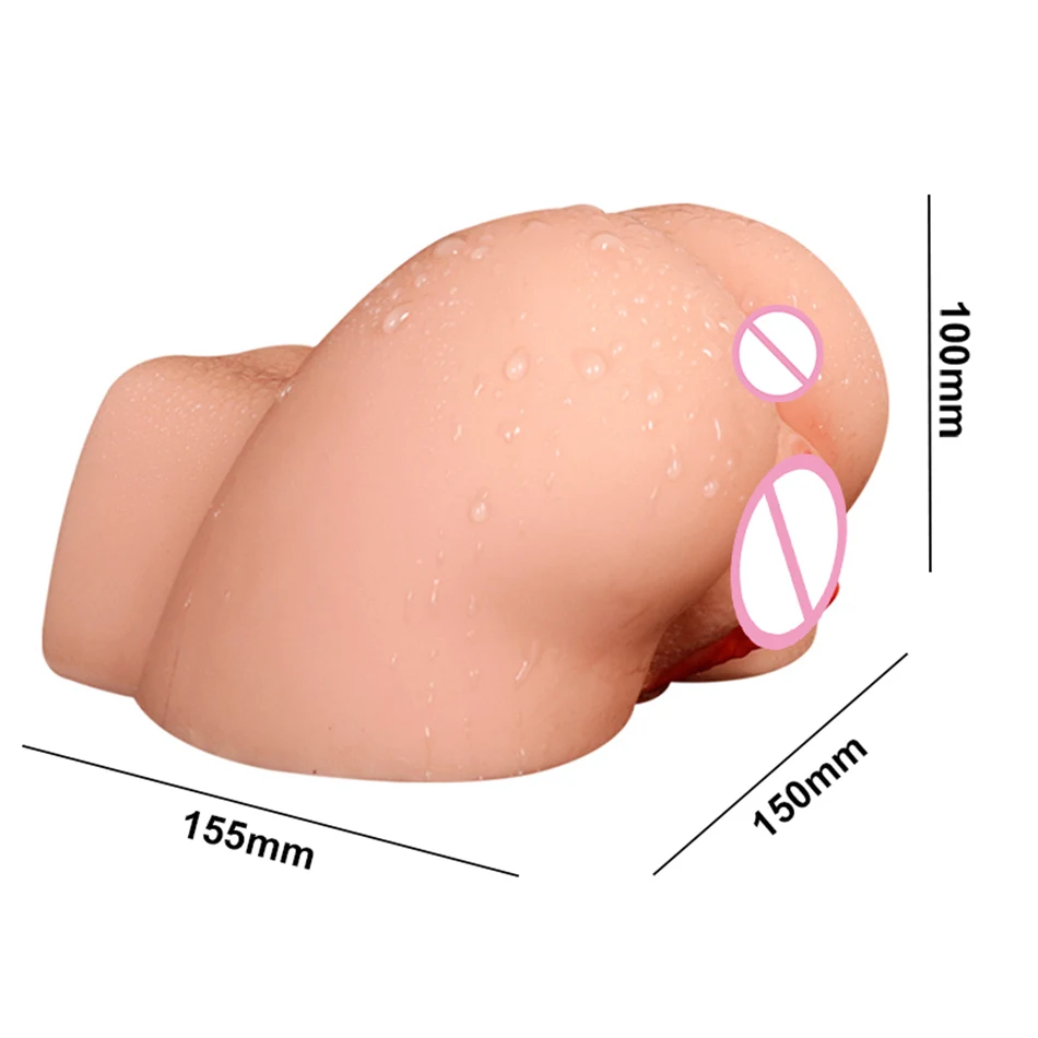 Muž Masturbator Sexuálne Hračky pre Mužov Masturbatings 3D Falošné Zadok Skutočnej Vagíny a Análneho Masturbácia Pohár Dospelých Produkty Sex Stroj