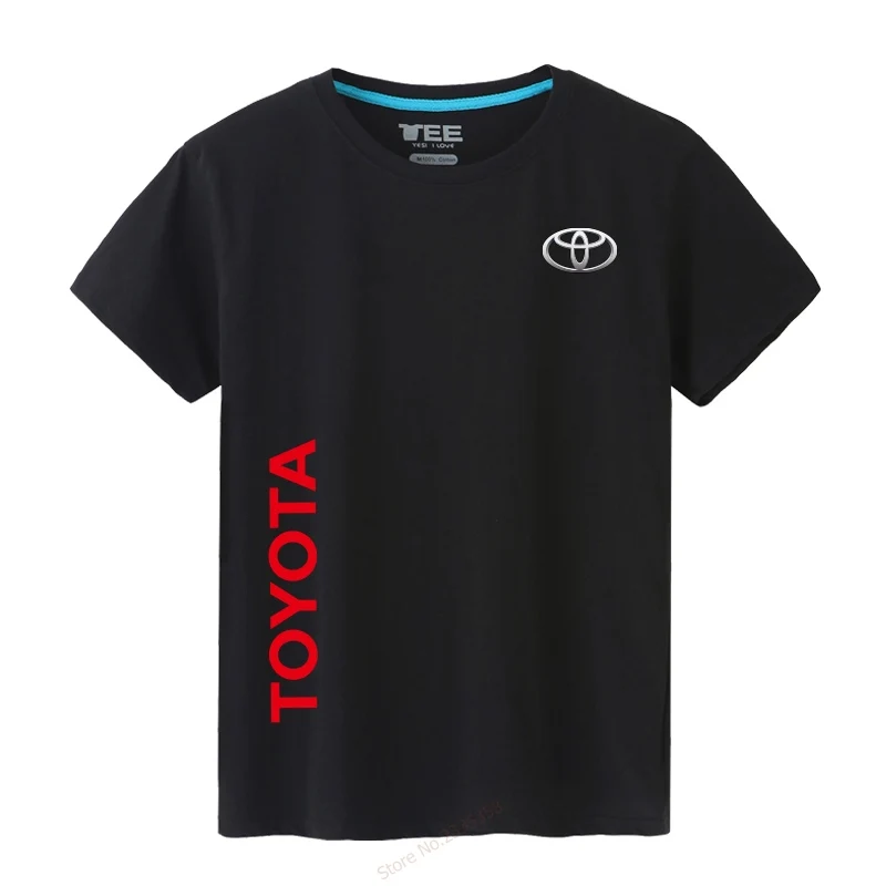 Muži Klasickej Krátky Rukáv O tvaru Farbou Toyota T-shirt Bežné Mužov tees shirs