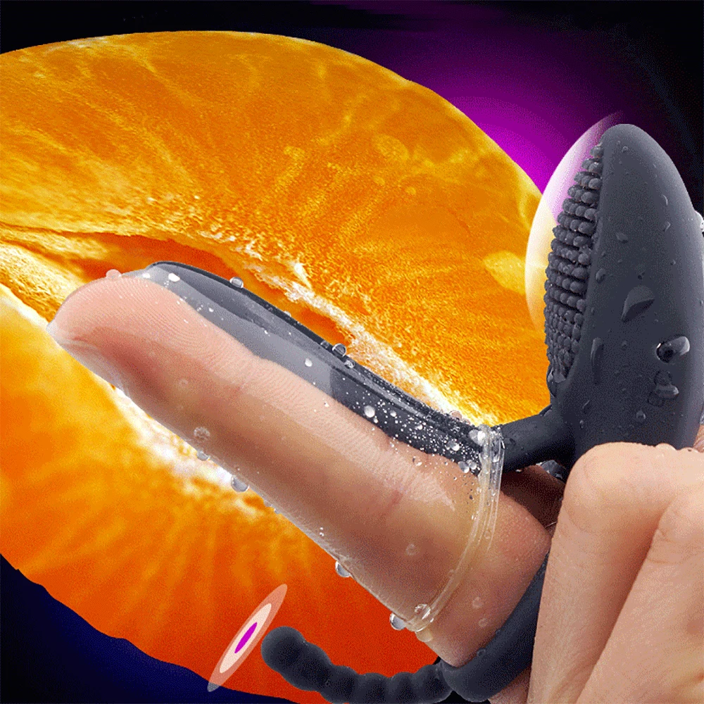 Mužský Penis Oneskorenie Ejakulácie Krúžok Vibračný Penis Masáž Análny Stimulátor Klitorisu Dildo Vibrátor Sexuálne Hračky pre Človeka Pary