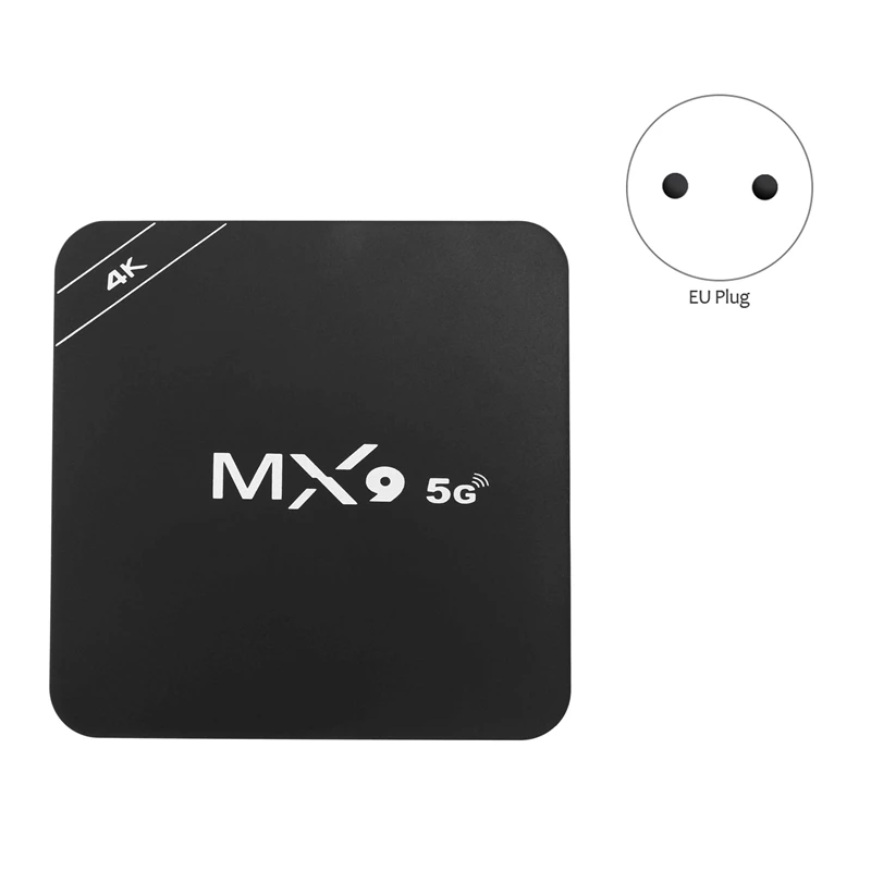 MX9-5G Android 4K Quad Core 1+8 GB HDMI, Wifi, 3D TV Set-Top Box Prehrávač