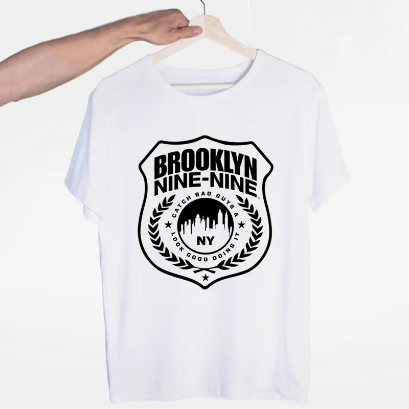 Móda Mužov a Ženy, Topy T-shirt Krátkym Rukávom Unisex Tričko pánske Brooklyn Deväť Deväť Brooklyn 99 T Košele