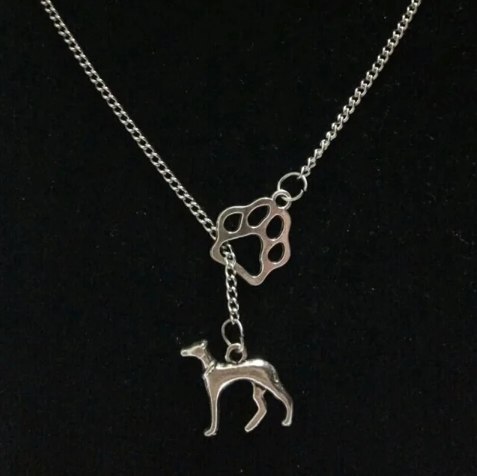 Móda Vintage Greyhound Psa &cat/psa packa kúzlo Prívesok sveter reťaz vhodné náhrdelník DIY šperky AccessoriesX112