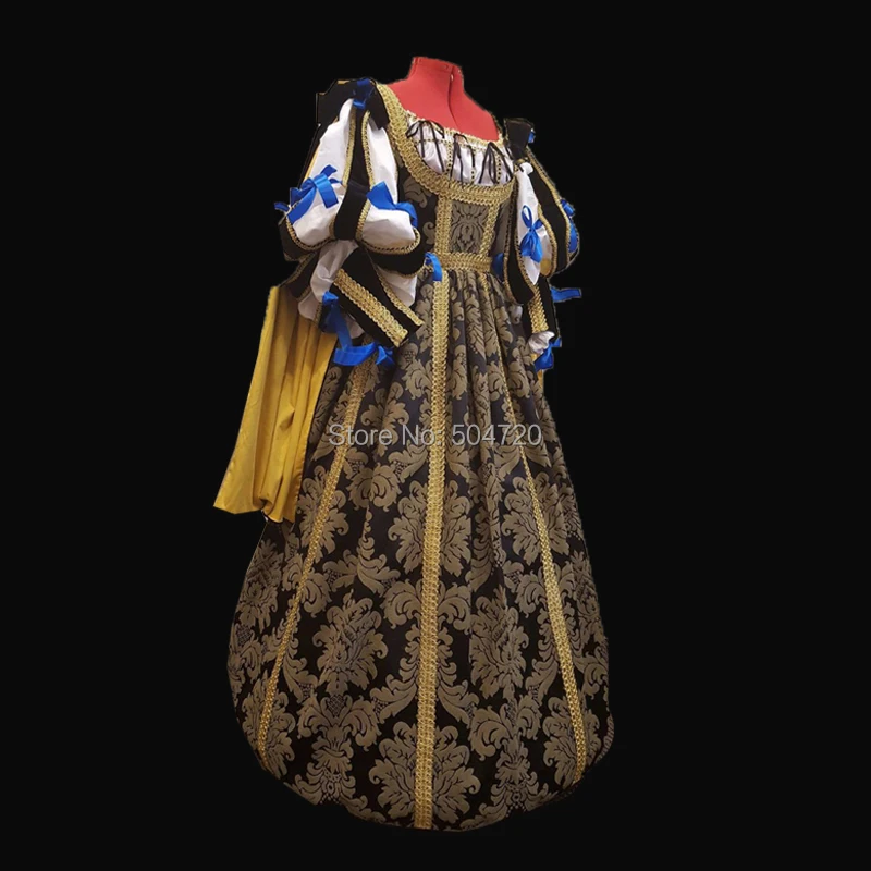 Na mieru!NOVÉ Kráľovské 18. Storočia francúzsky Vojvodkyňa Retro stredoveké Renesančné Reenactment Divadlo Občianskej vojny Viktoriánskej šaty HL-355