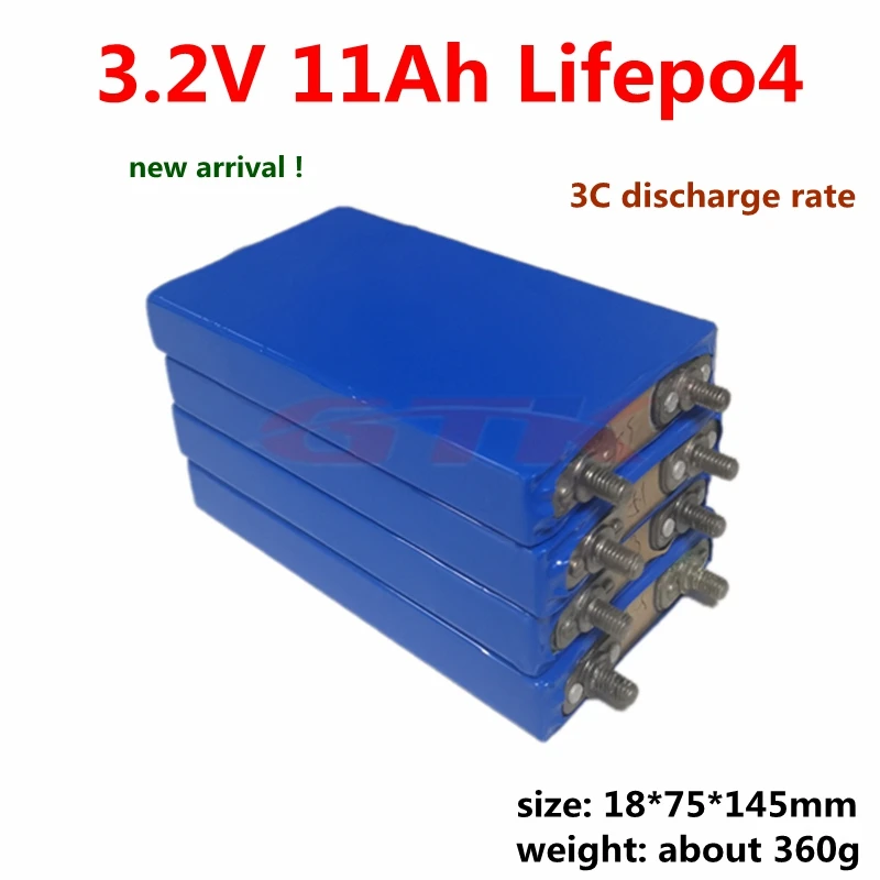 Na predaj!GTK 3.2 v 11ah lifepo4 batérie nie 10ah 30A výboj buniek hliníkové puzdro pre 12v 10ah batéria DIY pack náradie