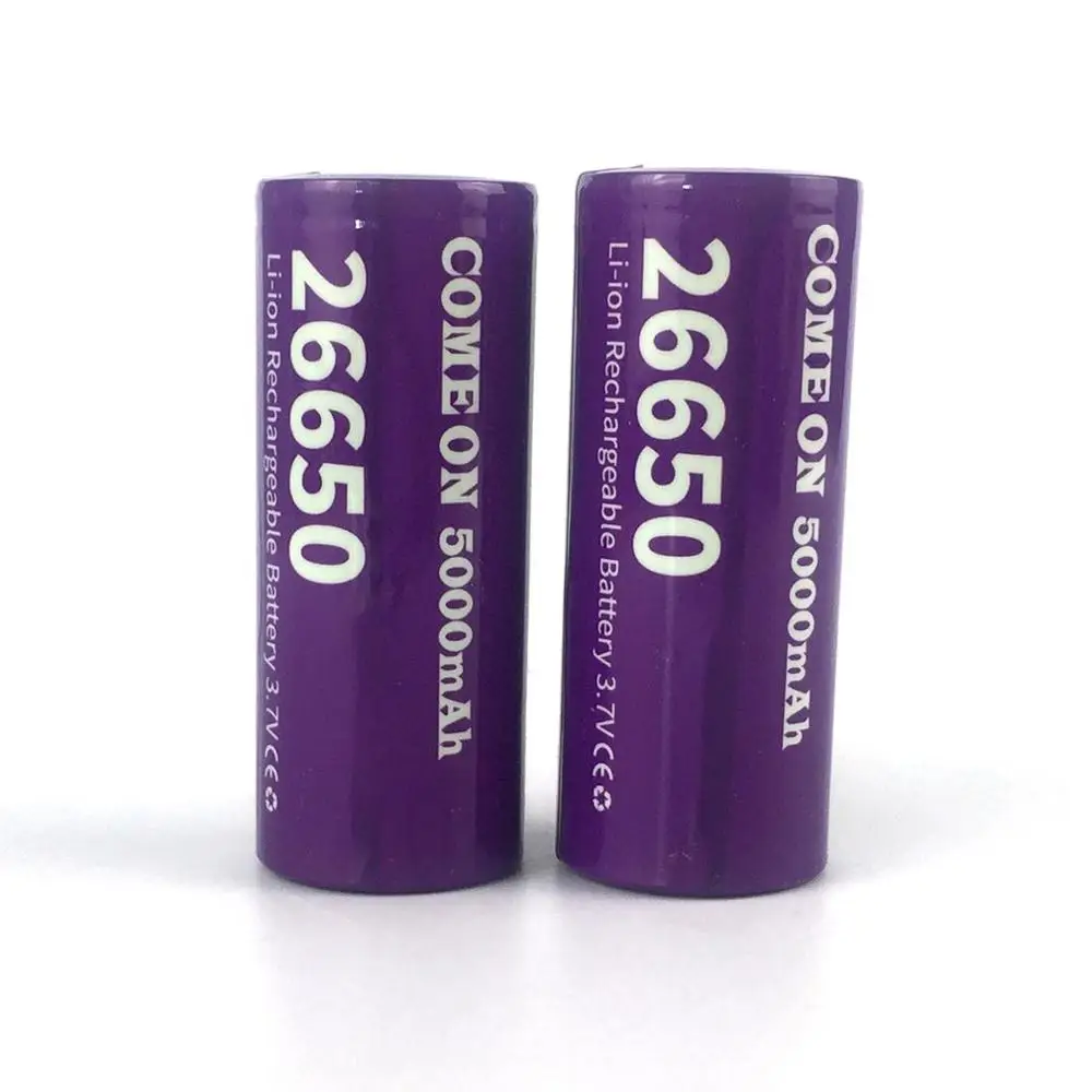 Nabíjateľné Batérie Odolné Praktické šetrné k Životnému Prostrediu Nabíjateľná 3,7 v Li-ion 26650-5000MAH Batérie