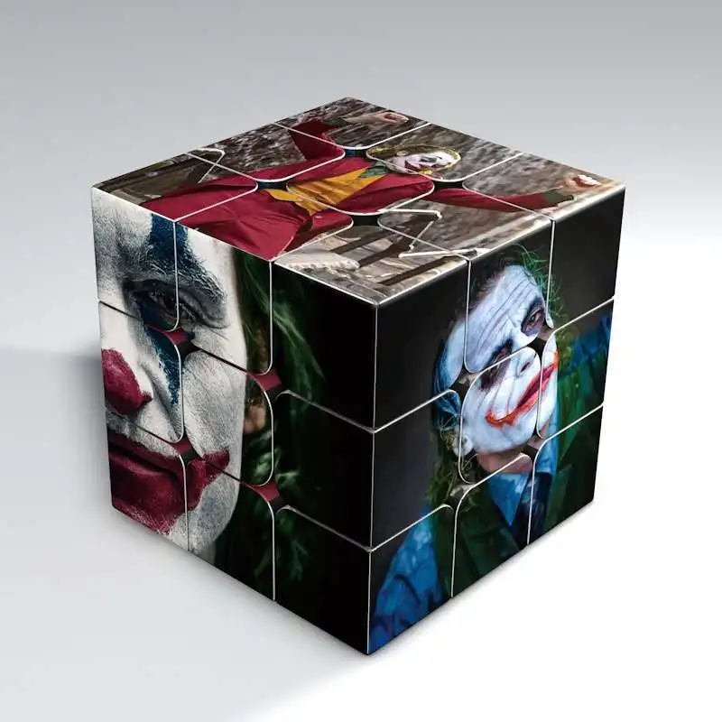 NAJLEPŠIE PREDAJ Klaun Magico Cubo 3x3x3 Vzdelávacie Rýchlosť Kocka Hračka Jemné UV Vytlačené na mieru Puzzle Halloween Karneval Dary