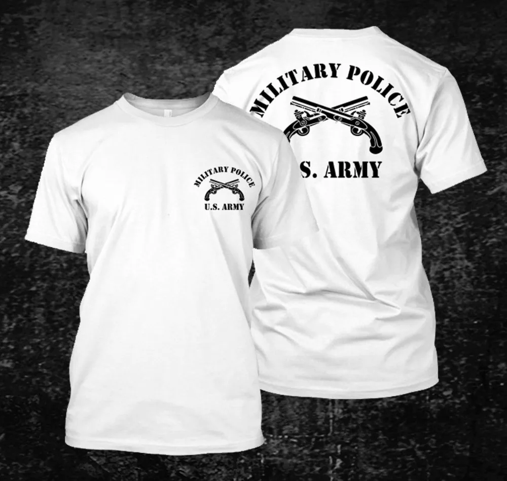 Najnovšie Bavlna Cool Dizajn, 3D Tee Košele Vojenskej Polície Us Army Vlastné pánske Tričko Tee Tričká