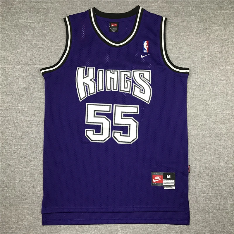NBA pánske Sacramento Kings #55 Williams Basketbalové Dresy Muž Retro Dresy
