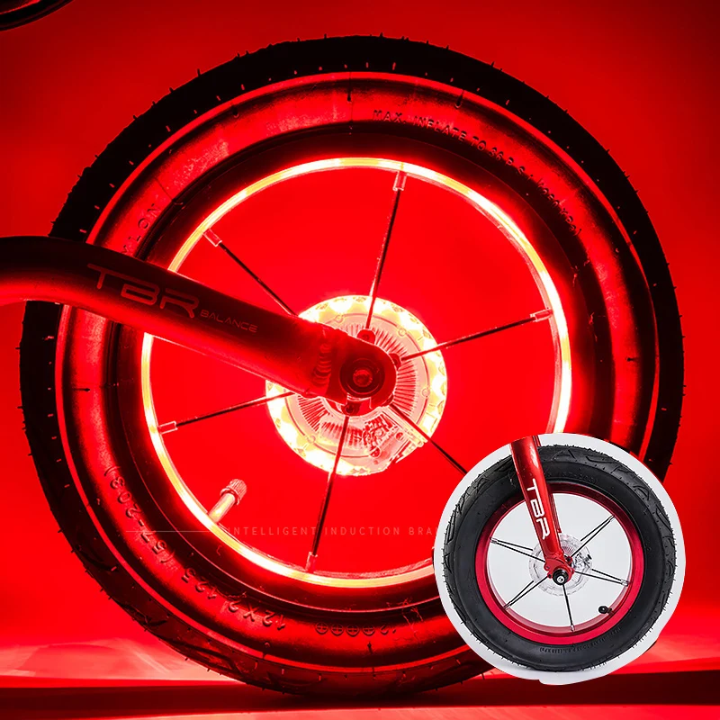 Nepremokavé Deti Rovnováhu Svetlo Na Bicykel Optický Dizajn Cyklistické Hub Intelligent Light Indukčné Usb Bicykel Hot Wheels Svetlo