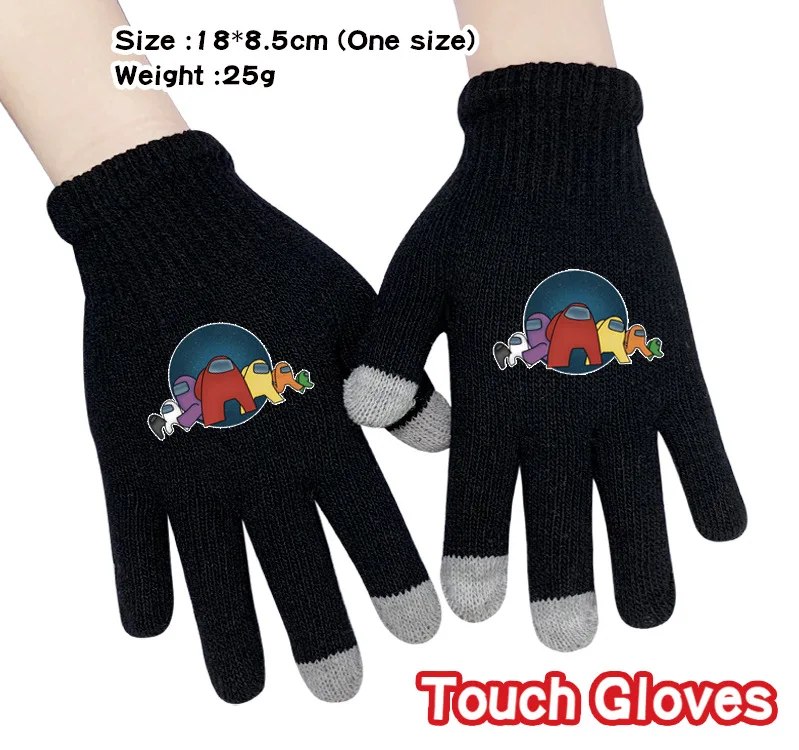 NEW Horúce Hra Medzi Nami Pletené rukavice Model Medzi Nami Hra Udržať Teplé rukavice darček zimné rukavice čierne rukavice