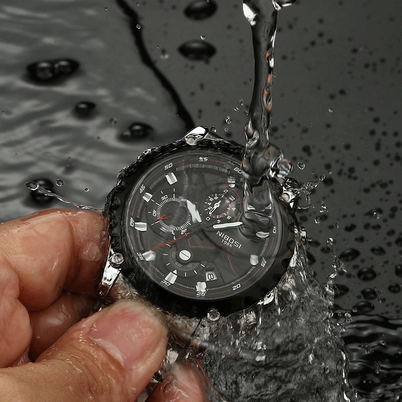 NIBOSI pánske Športové Hodinky Quartz náramkové hodinky Vodotesné Veľký Módne Hodinky z Nerezovej Ocele Mužov Sledovať 2021 Relogio Masculino
