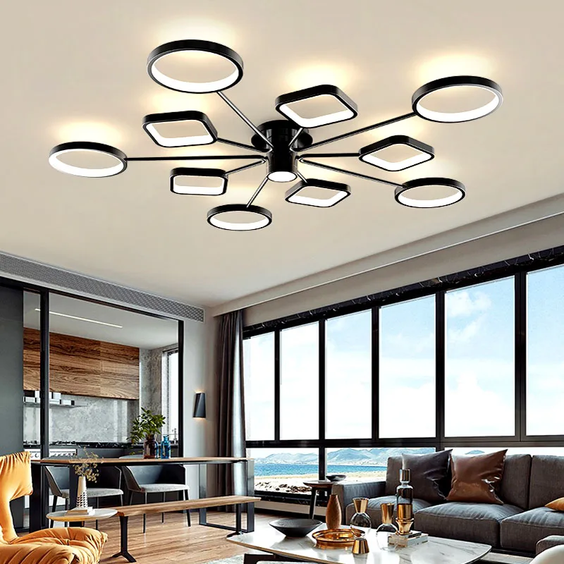 Nordic nové, moderné obývacia izba, LED stropné svietidlo, spálne, reštaurácia LED luster hotel lampa villa LED lampa továreň na priamy predaj