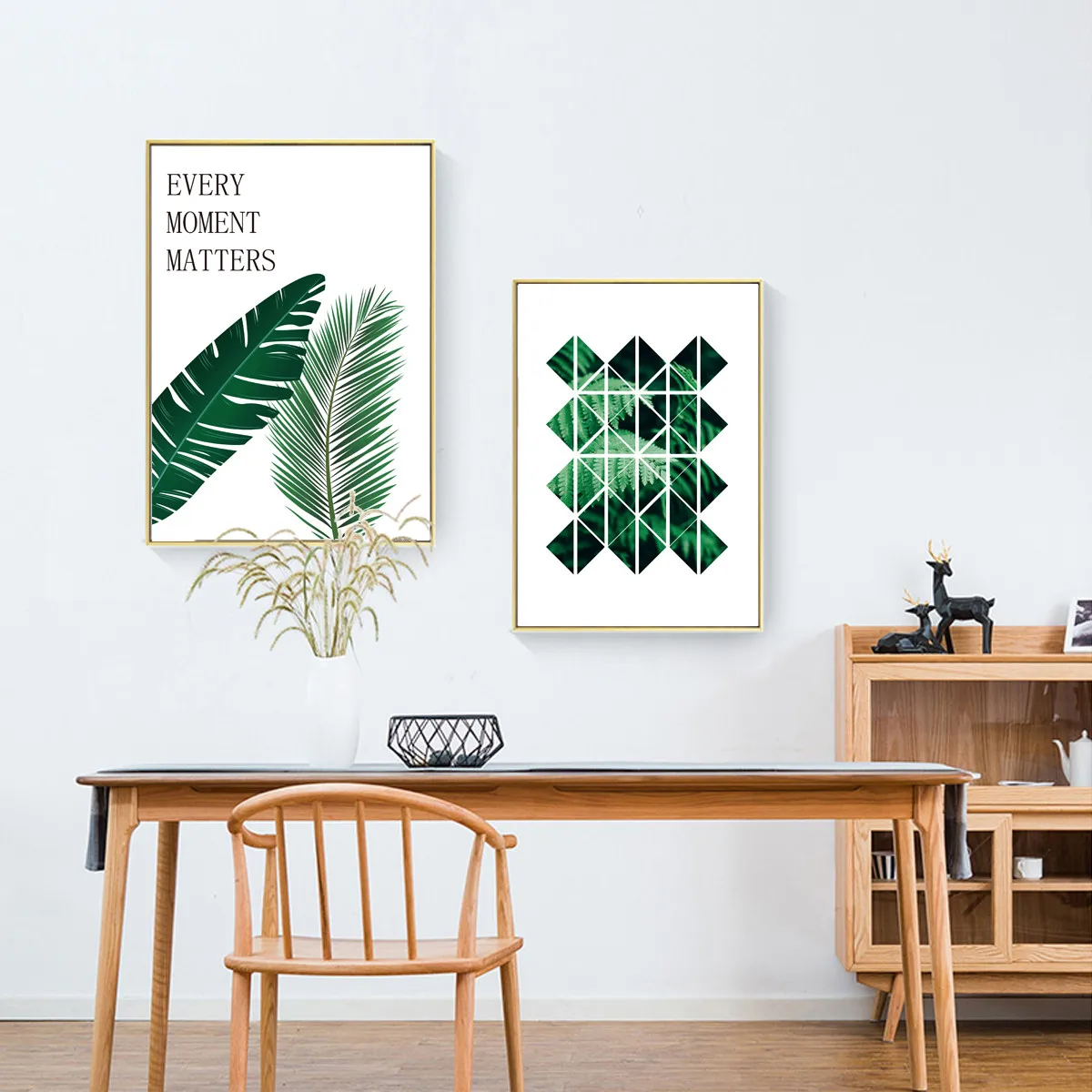 Nordic Zelené Rastliny Moderný Jednoduchý Štýl Plagát Plátno Tlačiť Maľovanie Na Stenu Umenie Obývacia Izba Domáce Dekorácie