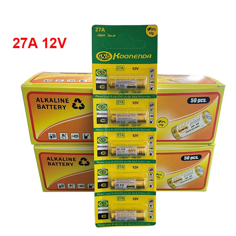 Nové 10PCS 27A 12V Suché Alkalické Batérie A27 G27A 27MN MS27 GP27A L828 V27GA ALK27A Na Zvonček,Walkman,Auto Alarm,Diaľkové ovládanie