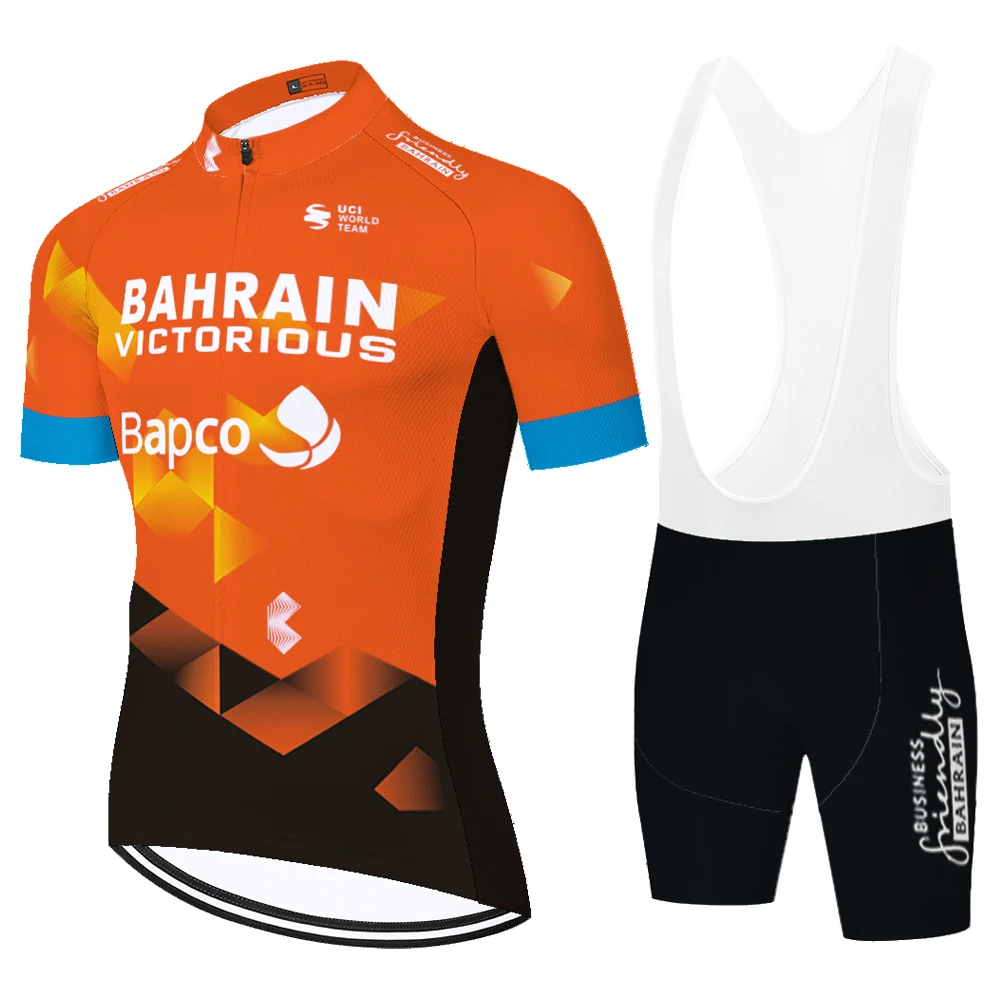 Nové 2021 TÍM bahrajn roupa de ciclismo Cyklistika dres 9D cyklistické šortky pánske oblek rýchle suché, jazda na bicykli, košele Maillot
