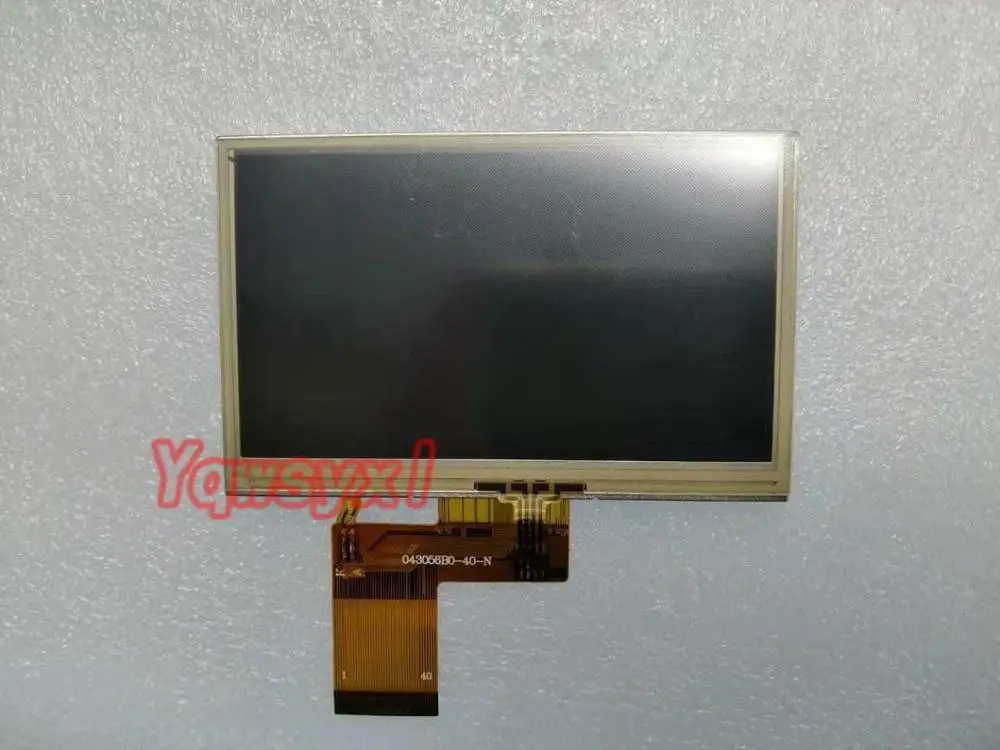 Nové 4.3 palcový 40 pinTFT LCD XXWY43001A GL043024-1 043056B0-40 HD430B0-24 GL04303600-40 GL043056B0-40 ZNL043T702-P40 480(RGB)*272
