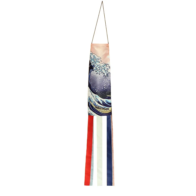 Nové 70 cm Japonské Kapre Sprej Windsock Streamer Ryby Vlajka Koinobori Kite Cartoon Ryby Farebné Windsock Kapor Vietor Ponožka Vlajka