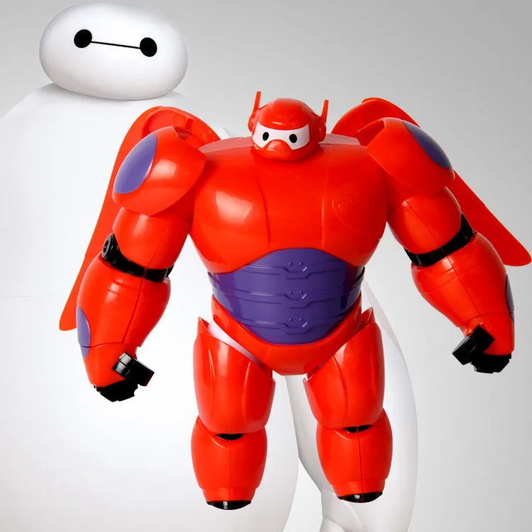 Nové Módne Dovolenku Dar Deti Hračky 16 cm Veľký Hrdina Baymax Robot 6 Akcie Obrázok Kreslený Film Baymax Vymeniteľné Brnenie Deti Hračka