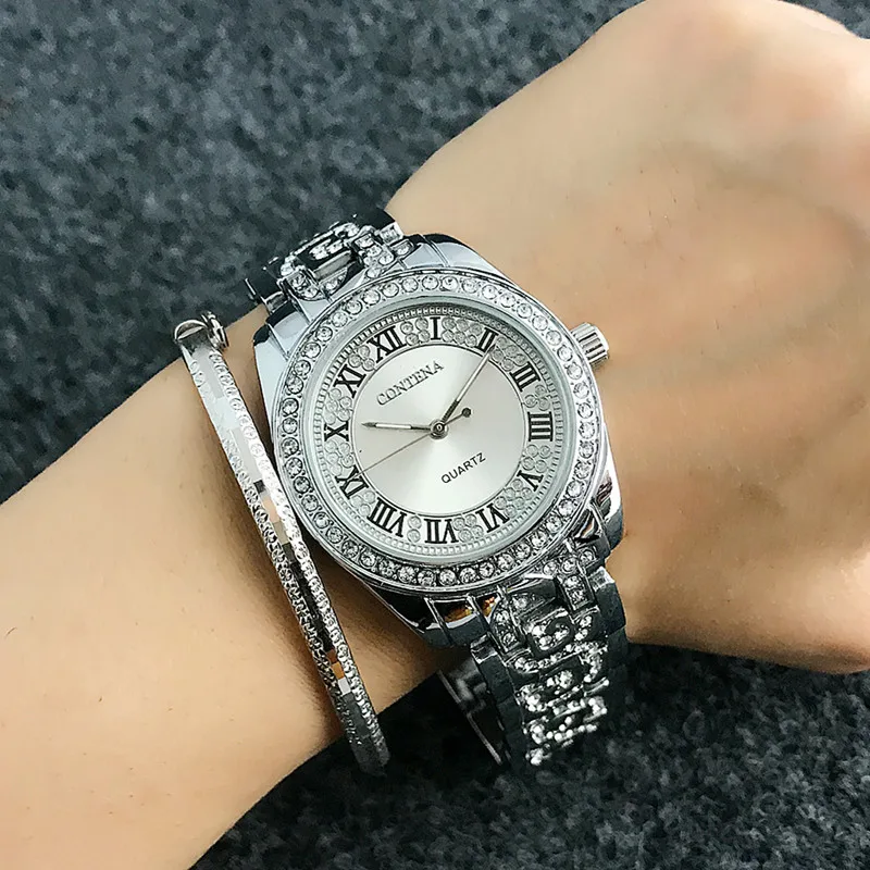 Nové Módne Retro Náramok Ženy Sledovať CONTENA Luxusné Ceasuri Klasické Rímske Číslo Kola Dámske náramkové hodinky Relogio Feminino