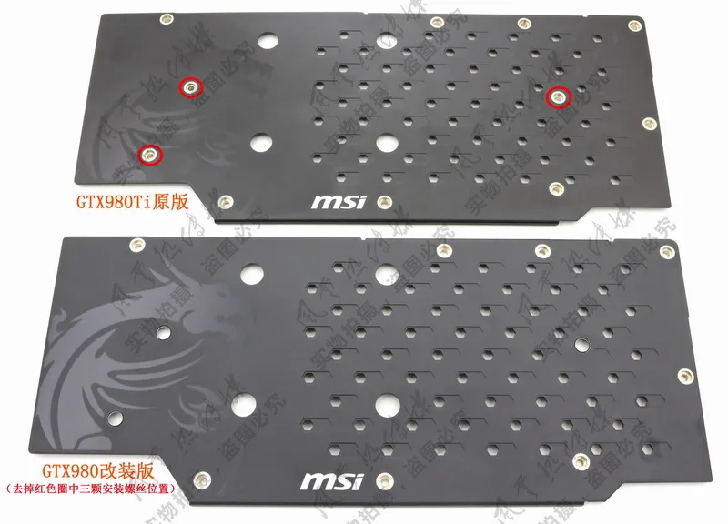 Nové Originálne pre MSI GTX980ti GTX980 HERNÉ grafická karta chladiaci ventilátor prepájací s montážne skrutky