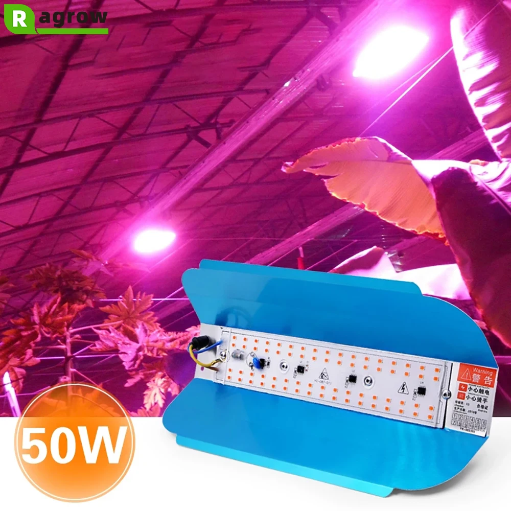 Nové Rastúce Svietidlá LED Pásy celé Spektrum 50W 100W Vnútorné zariadenia Svetlo Vhodné pre Výsadbu Šťavnaté Zelenina Ovocie Skleníkových Rastlín