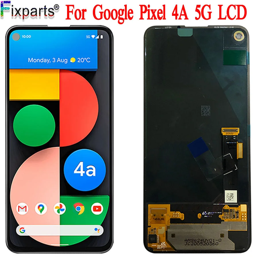 Nový Google Pixel 4A 5G LCD Displej Dotykový Displej Digitalizátorom. Montáž Nahradenie 6.2