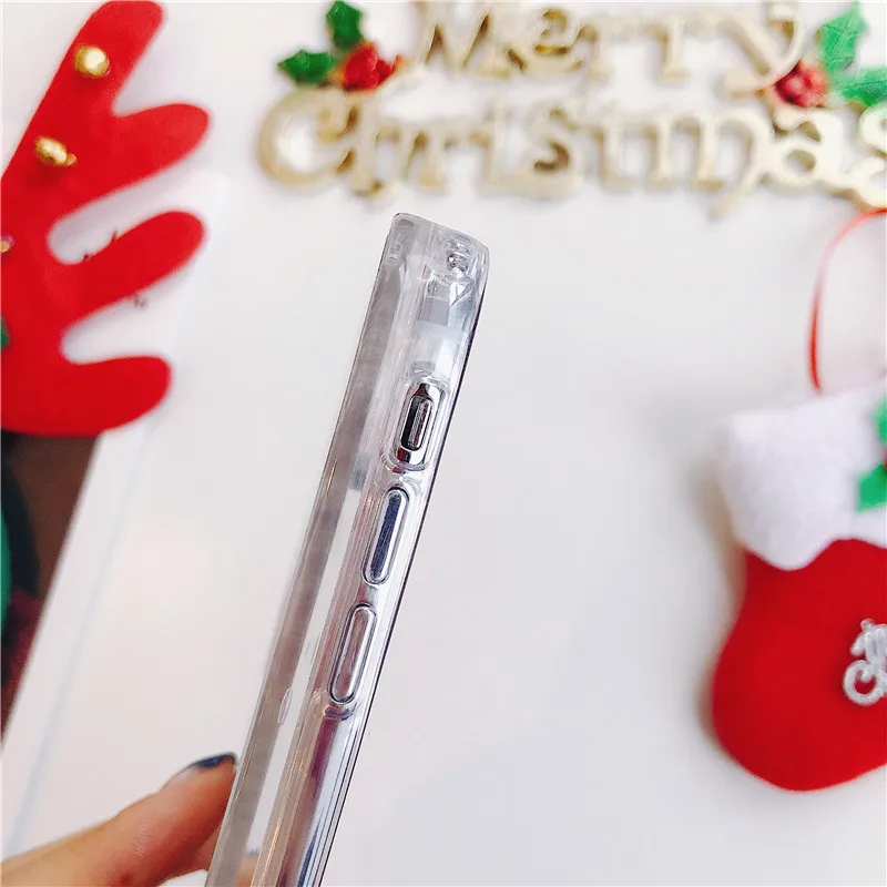 Nový Rok, Vianoce Ochranný Kryt pre Iphone 11 12 Pro Max 11 XR XS Max Star Quicksand Prípadoch pre Apple Iphone 8 7 /8p 7plus