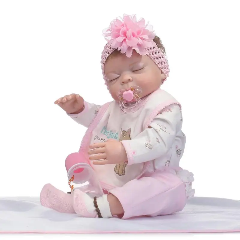 NPK 50 cm Bábiky Baby Novorodenca Bábika Silikónové Realistické Plný Bebe Reborn Bábiky celého Tela Mäkké Dieťa, Batoľa Bábiky Dievča, Hračky pre Chlapcov
