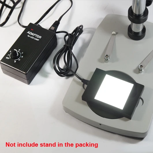 Námestie Spodnej Doplnkový Zdroj Lampa LED Svetlo pre Trinocular Binokulárne Stereo Mikroskopom HXP-12