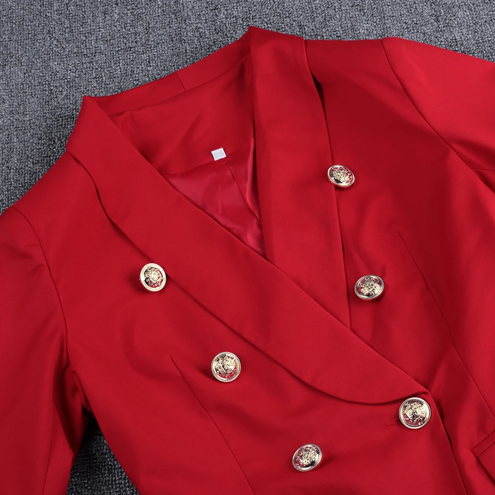 Ocstrade Dve Kus Ženy Oblečenie 2021 Módne Oblečenie Červené Sako Vyhovovali 2 Kus Nastavuje Zodpovedajúce Sexy Narodeniny Klubu Strany Oblečenie