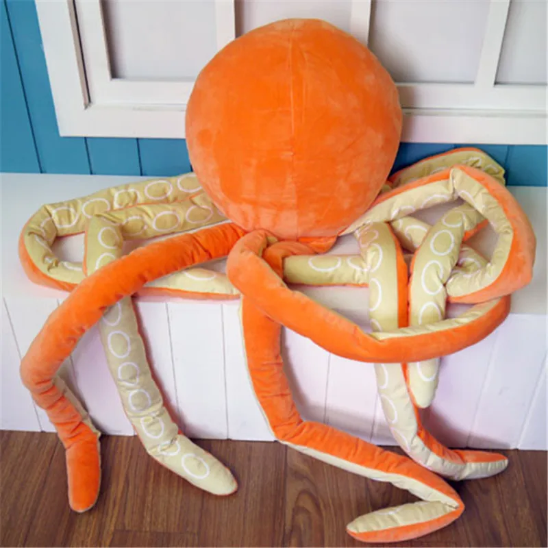 Octopus plyšové hračky Anime morské živočíchy cosplay prop zábavné bábika Dva rozmery mäkký vankúš 130 cm darček Halloween party dodávky