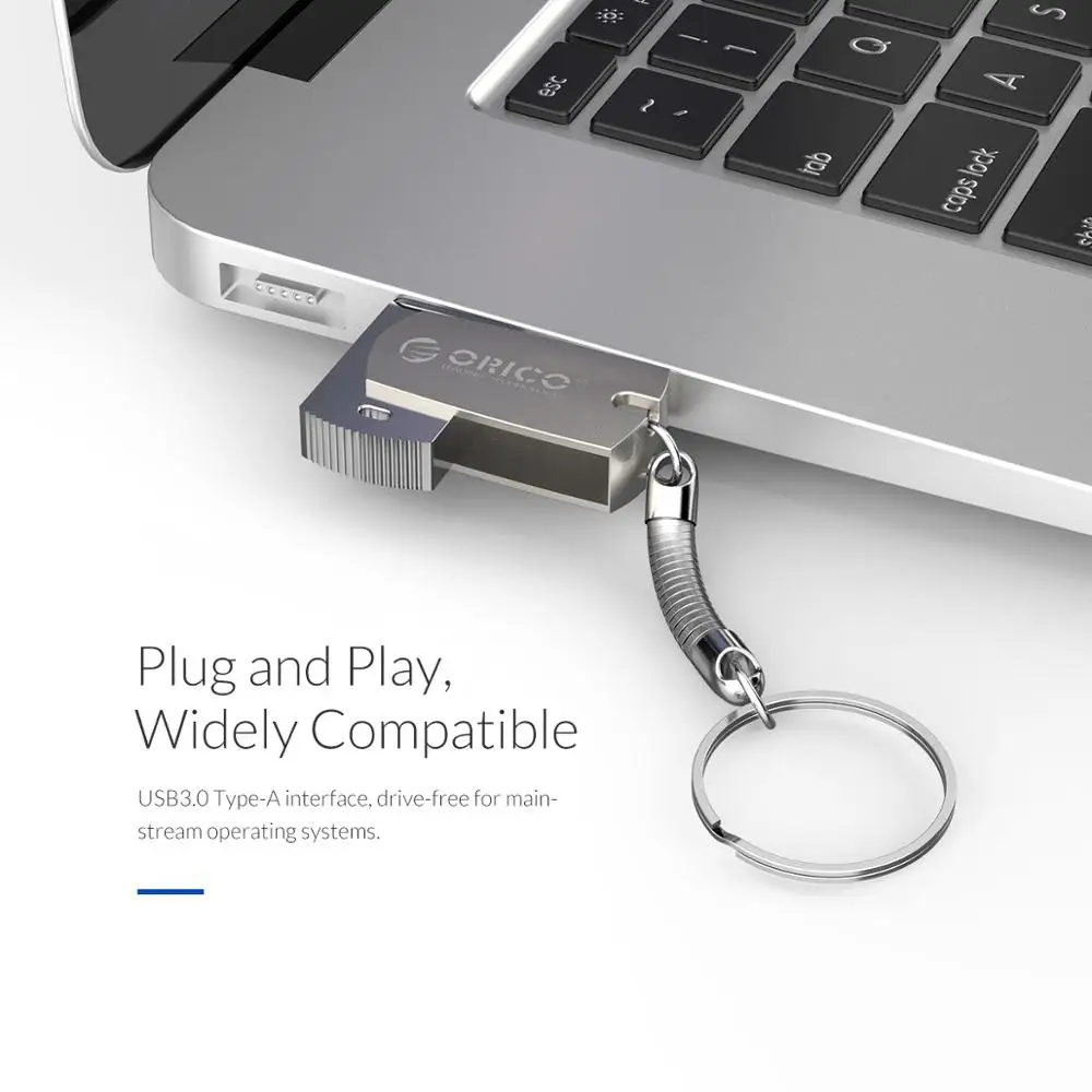 ORICO USB3.0 Flash Disk 64 GB 32 GB, 16 GB USB Kovu S Krúžok na kľúče, Flash Pamäť, USB kľúč, Skladovanie Flash Disk Flash Prenosné