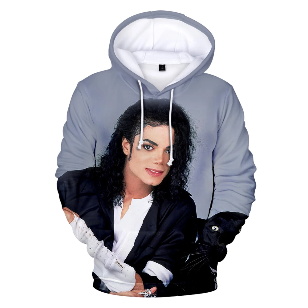 Osobnosti Michael Jackson 3D hoodies muži/ženy/deti Móda Hoodie Spevák Michael Jackson Streetwear Topy deti Oblečenie
