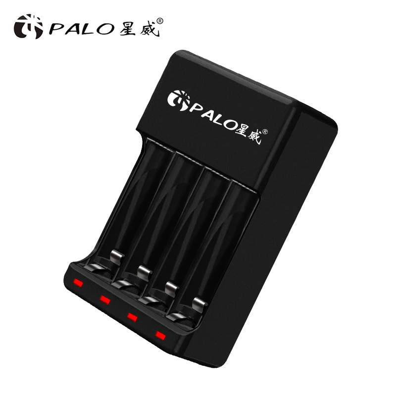 PALO 4 Sloty USB, Smart nabíjateľnú batériu, Nabíjačku pre 1.2 V, Ni-Mh, Ni-Cd batérie typu AA AAA Nabíjateľné batérie
