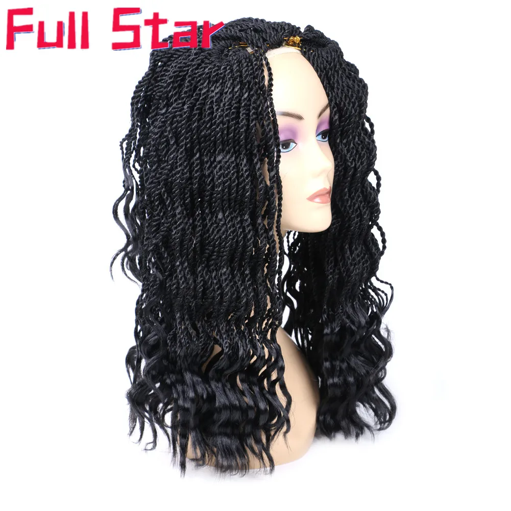 Plný Star Ombre pletenie vlasy Senegalese twist vlasy háčkovanie sieťky, syntetické háčkovanie vrkoč vlasy 14