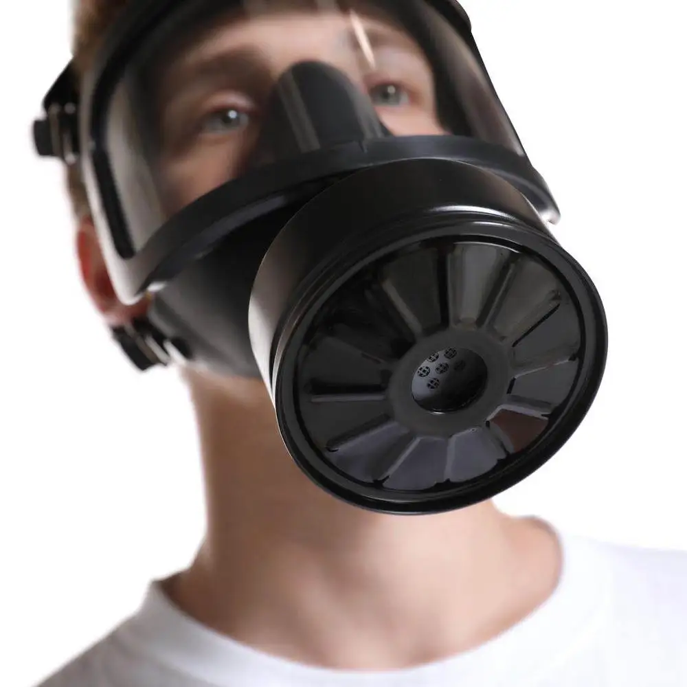 Plynová Maska, Respirátor Klasický Štýl Chemické Plyny Ochrany Priemyselných Spray Paint Toxické Maska proti Prachu Formaldehyd ochrany