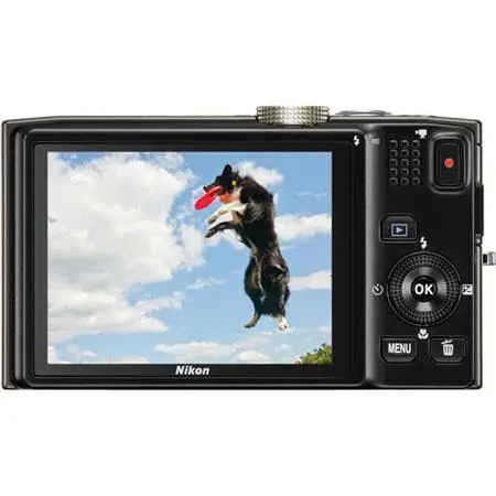 Používané,Nikon COOLPIX S8200 16.1 MP CMOS Digitálny Fotoaparát so 14x Optický Zoom NIKKOR ED Skla Objektívu a Full HD Video 1080p