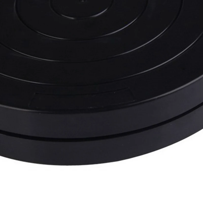 Praktické 18 cm Čierneho Plastu Gramofónu Multi-purpose Keramiky Kolesa, Hlinených Sôch, Nástroje 360 Flexibilné Otáčania P7Ding