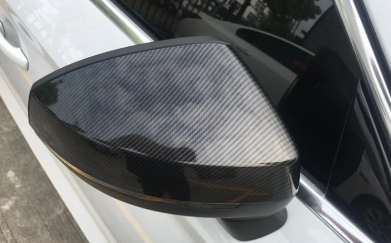 Pre Audi A3, S3 8V RS3 2013 2016 2017 2018 2019 Spätné Zrkadlo puzdro Carbon fiber vzor alebo Čiernym Krytom