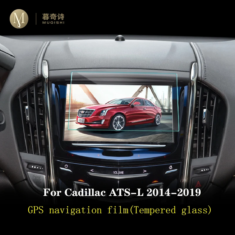 Pre Cadillac ATS-L-2019 Auta GPS navigácie film na LCD obrazovke Tvrdené sklo ochranný film Anti-scratch Film Príslušenstvo