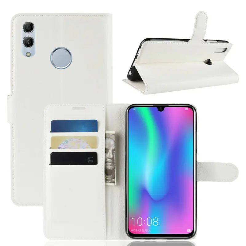 Pre Huawei Honor 10 Lite HRY-LX2 Peňaženky Telefón puzdro na Huawei P Smart 2019 P Smart Plus 2019 Smart+ Flip Prípade Koženým poťahom