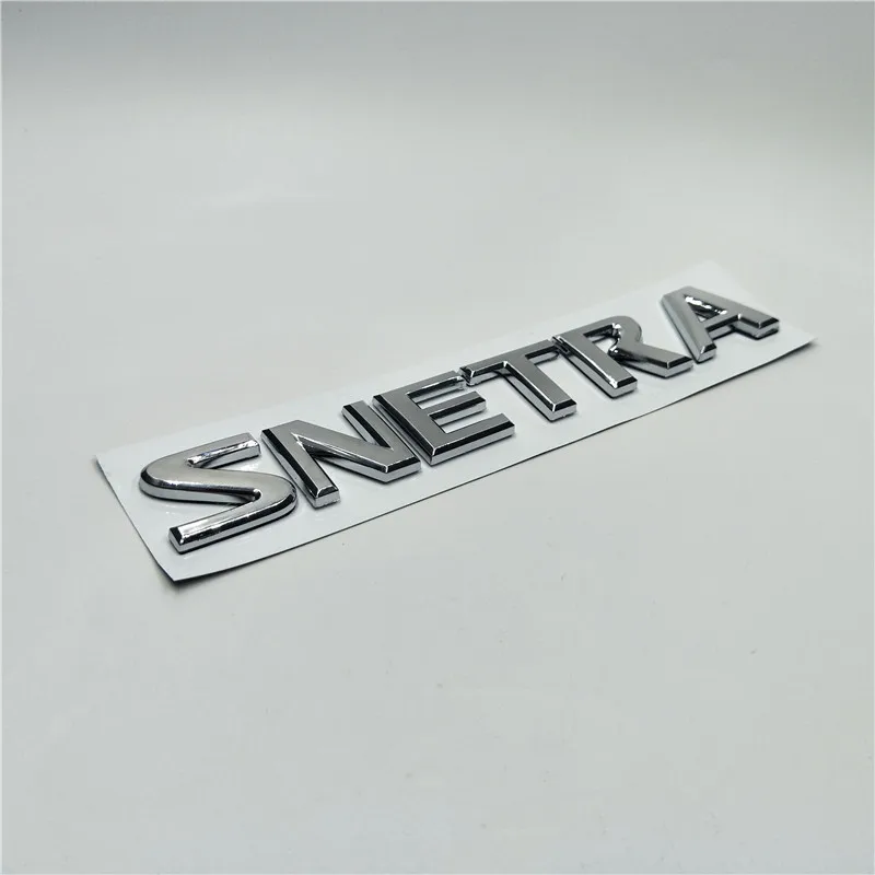 Pre Nissan Sentra Znak Zadné zadný Kufor Odznak prihlásenie logo, symbol písmená Odtlačkový