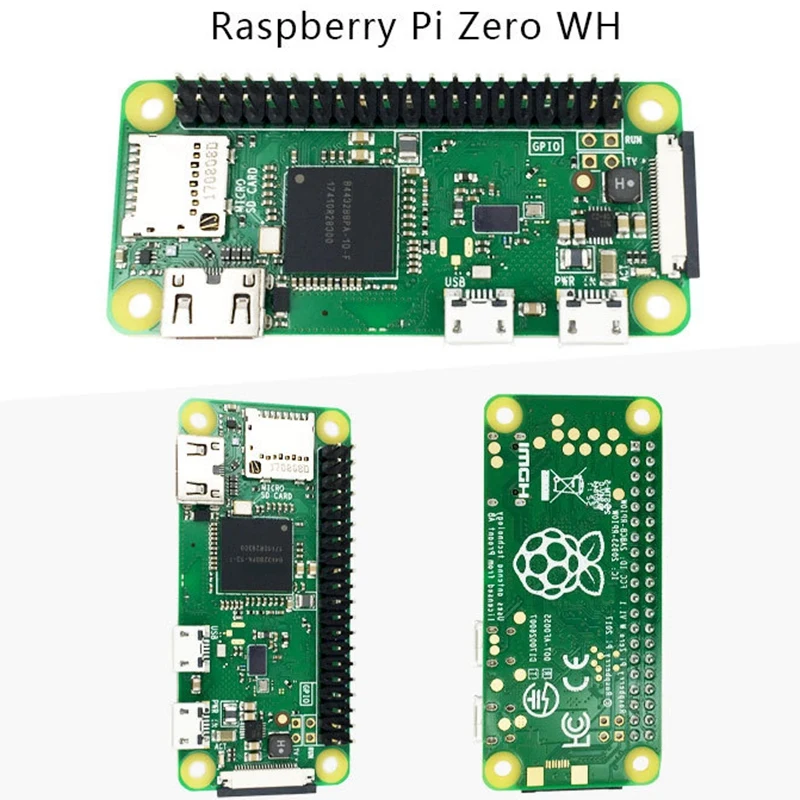 Pre Raspberry Pi Nula WH s 40 PIN Pre-Spájkované GPIO Hlavičky s WIFI a Bluetooth v Demo Široké 1GHz CPU