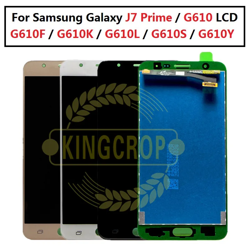 Pre SAMSUNG GALAXY J7 Prime G610 G610F G610M on7 2016 Displej Dotykový Displej Digitalizátorom. Náhradná Pre SAMSUNG J7 Prime LCD