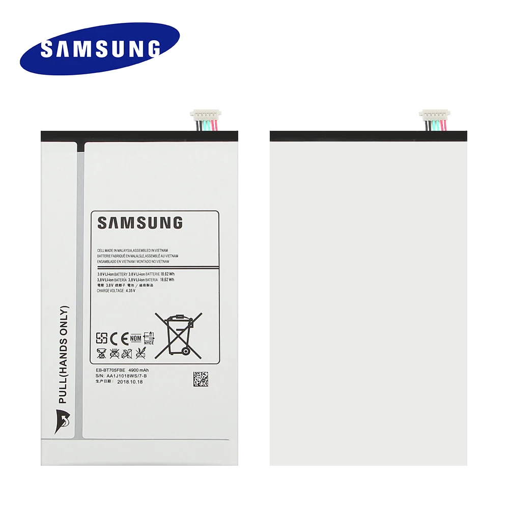 Pre Samsung Galaxy Tab S 8.4 T700 Batéria EB-BT705FBC EB-BT705FBE Tablety Nahradenie T705 Tablet Batérie 4900mAh akku Bezplatný Nástroj