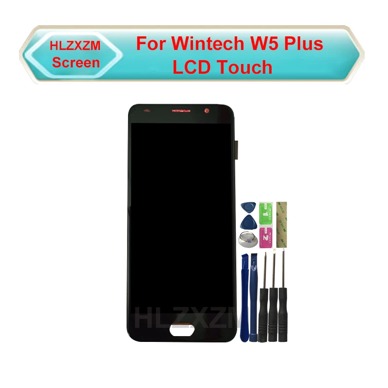 Pre Wintech W5 Plus LCD Displej S Dotykovým displejom Digitalizátorom. Montáž Nahradenie Nástroje+3M Samolepka