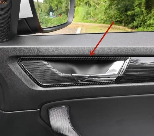 Pre Škoda Kodiaq 2017-2019 nehrdzavejúcej ocele Vnútorné dvere miska Vnútorné kľučky dekorácie rám Anti-scratch auto príslušenstvo