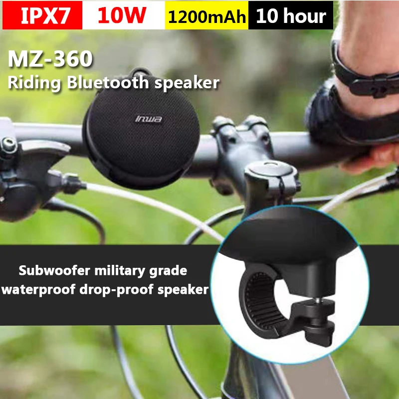 Prenosné Bicykle Bluetooth Reproduktor Požičovňa Stĺpec Nepremokavé Sprcha Reproduktor Akustika Zvuk Boombox Soundbar Basový Reproduktor Handsfree