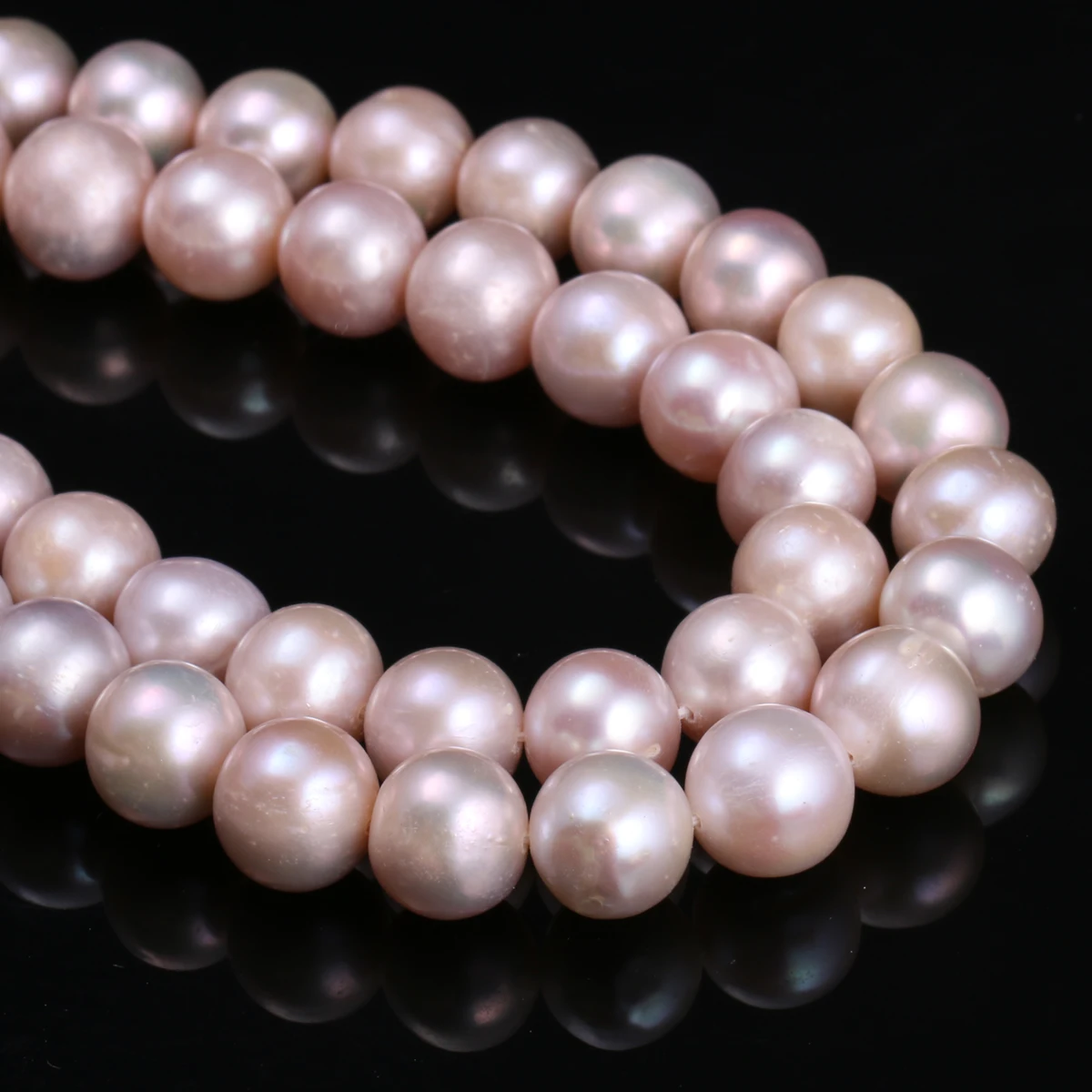 Prírodné Sladkovodné perly umelo Pestované Perly Kolo Prírodné Perly pre Šperky, Takže Náhrdelník Náramok 13 Palcov Veľkosť 10-11 mm