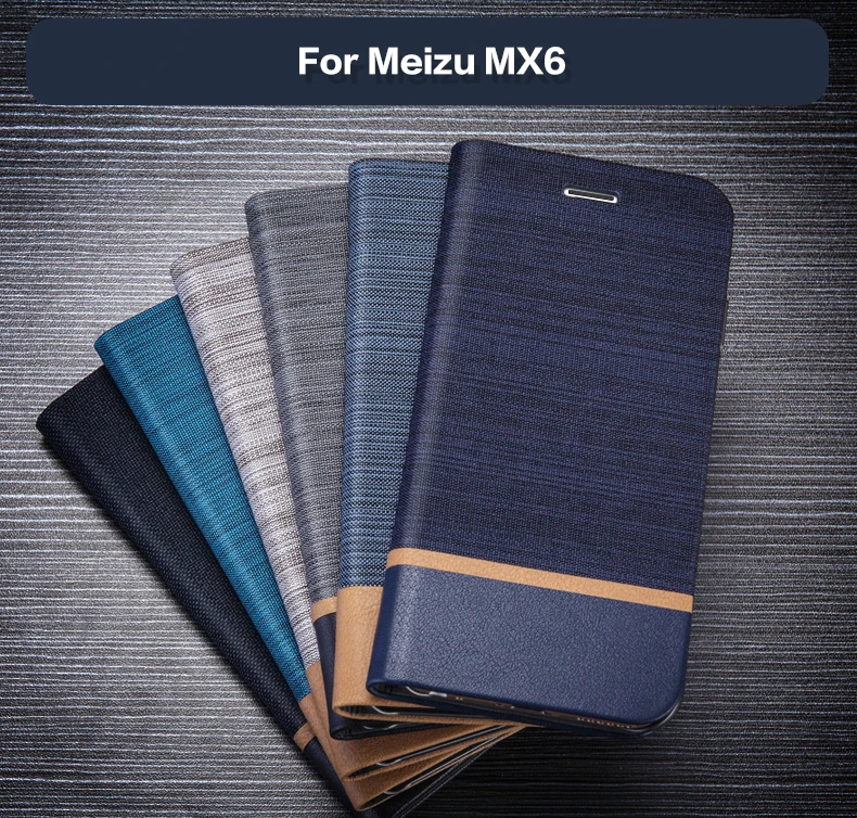 Pu Kožené Peňaženky Prípade Meizu MX6 Business Telefón Prípade Meizu MX6 Flip Knihy Prípade Mäkké Tpu Silikónové Zadný Kryt
